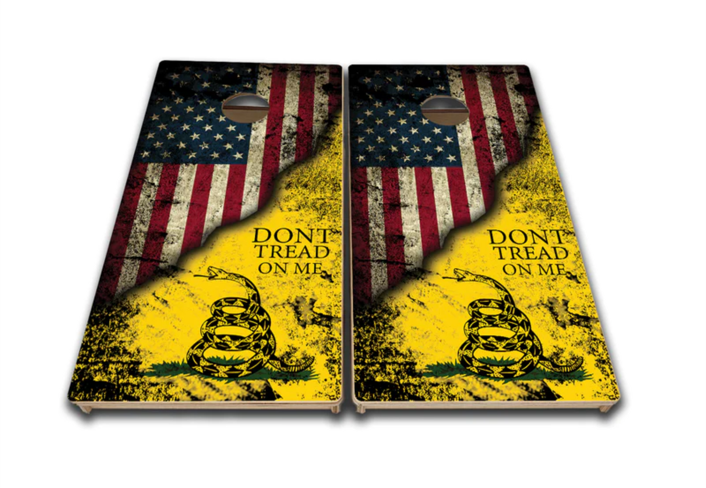 Don't Tread On Me Cornhole Boards