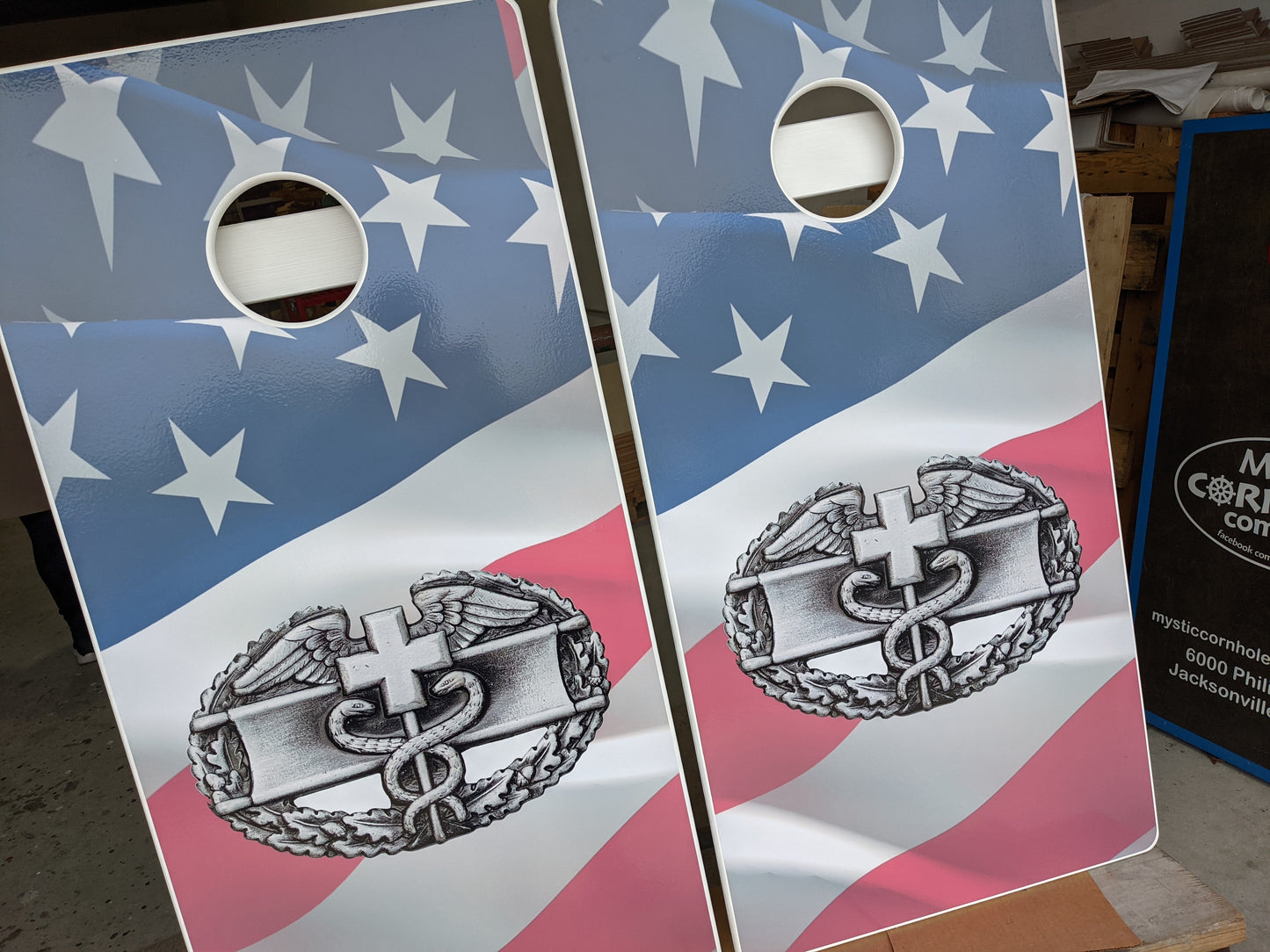 Military Cornhole Boards