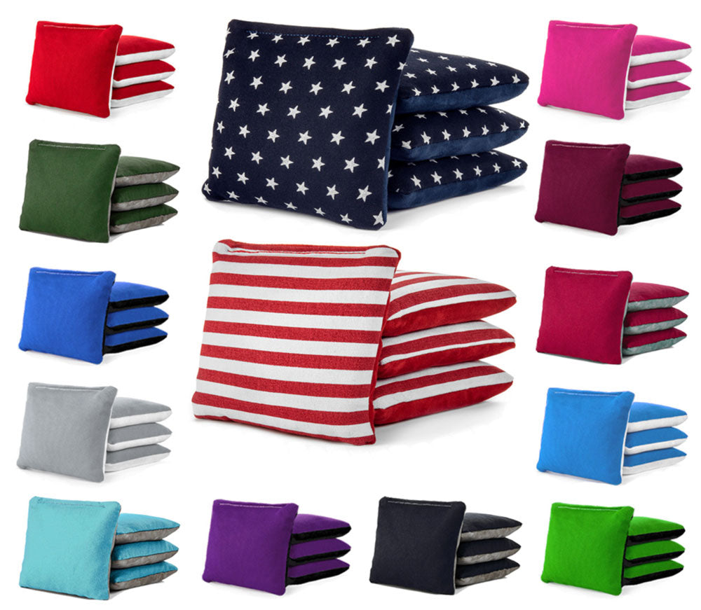 Duck Cloth/Suede Cornhole Bags