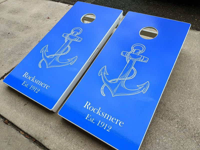 Blue Sky Anchor Cornhole Boards