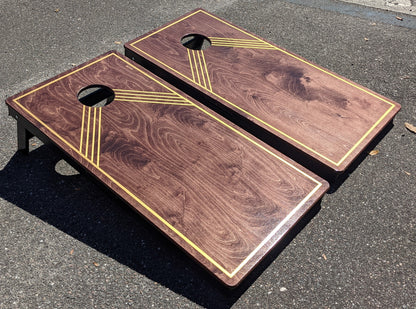 Art Deco Cornhole Boards