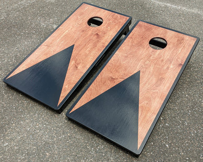 Custom Cornhole Boards - Hand stained and painted